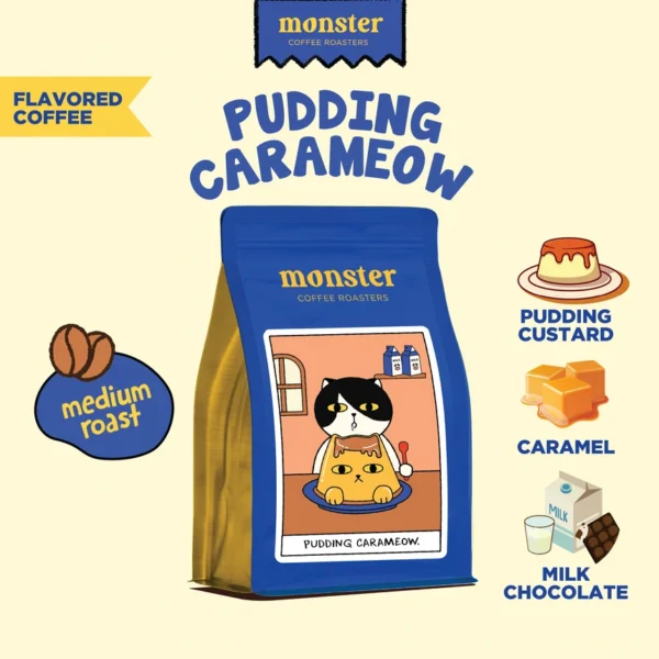 Pudding Carameow