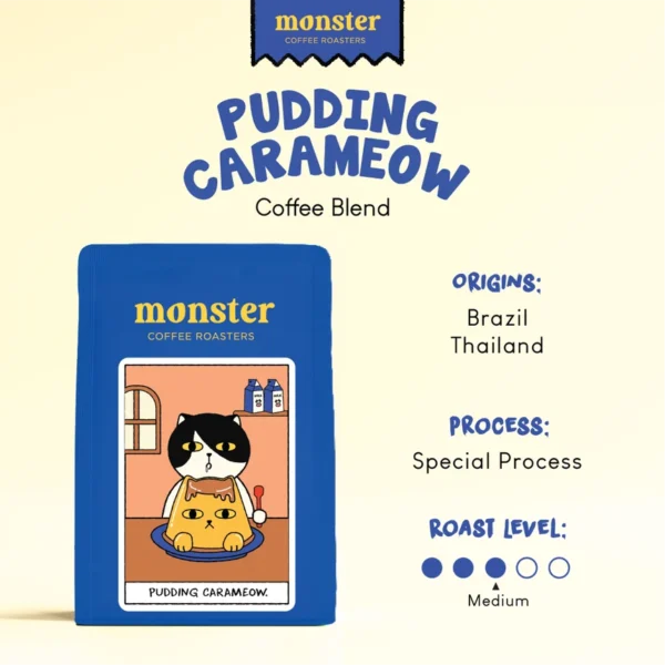 Pudding Carameow